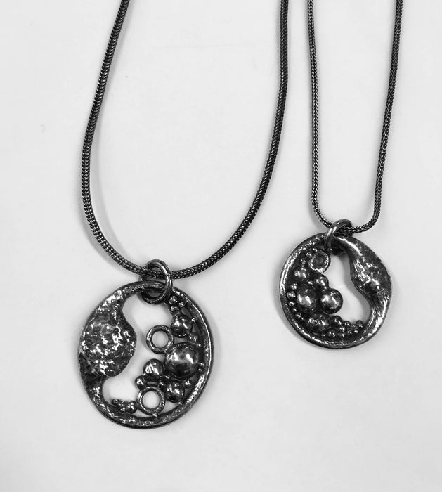 Silver 'Bubble' Necklace