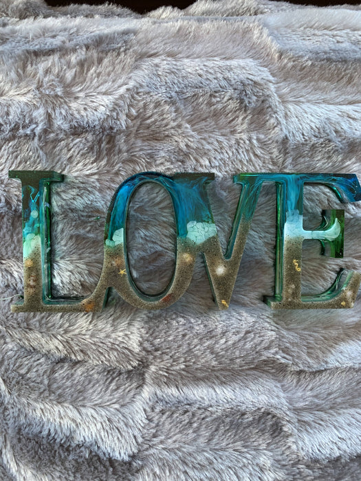 Handmade LOVE sign