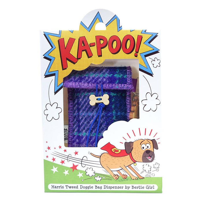 Ka-Poo - Harris tweed doggie bag dispenser
