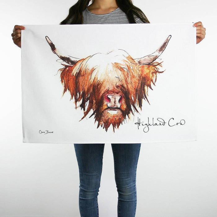 Copy of Highland Cow Tea Towel
