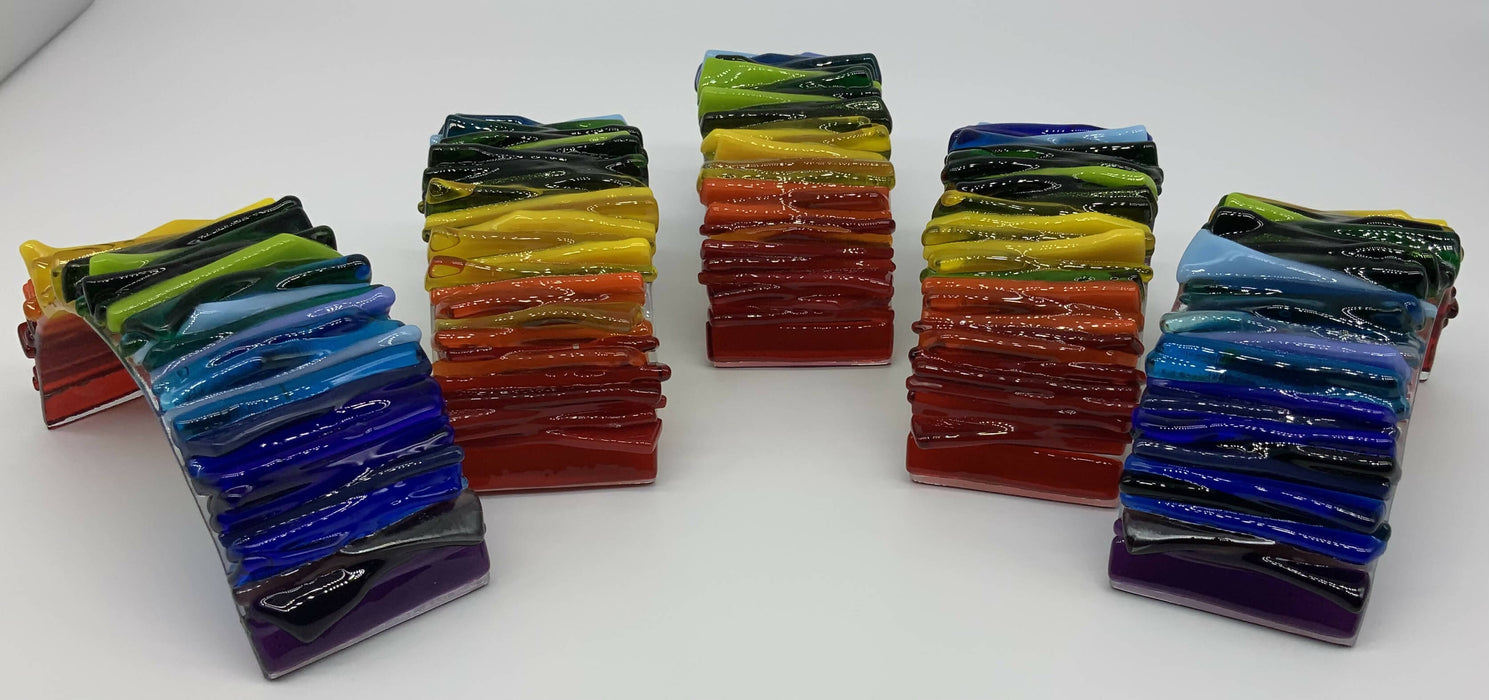 Orkney Fused Glass Rainbows