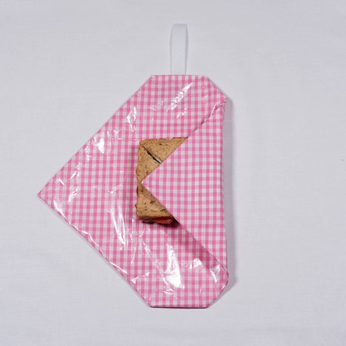 Pink Check Wrapper