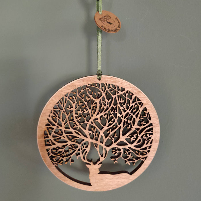 Wooden Stag Tree - compact wooden hanging