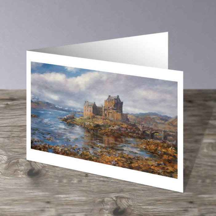 Eilean Donan Castle - Scottish Fine Art Card By Howard Butterworth