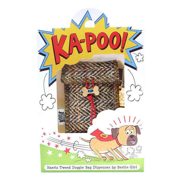 Ka-Poo - Harris tweed doggie bag dispenser