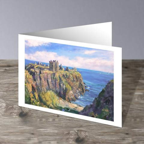 Dunnottar Castle - Scottish Fine Art Card By Howard Butterworth